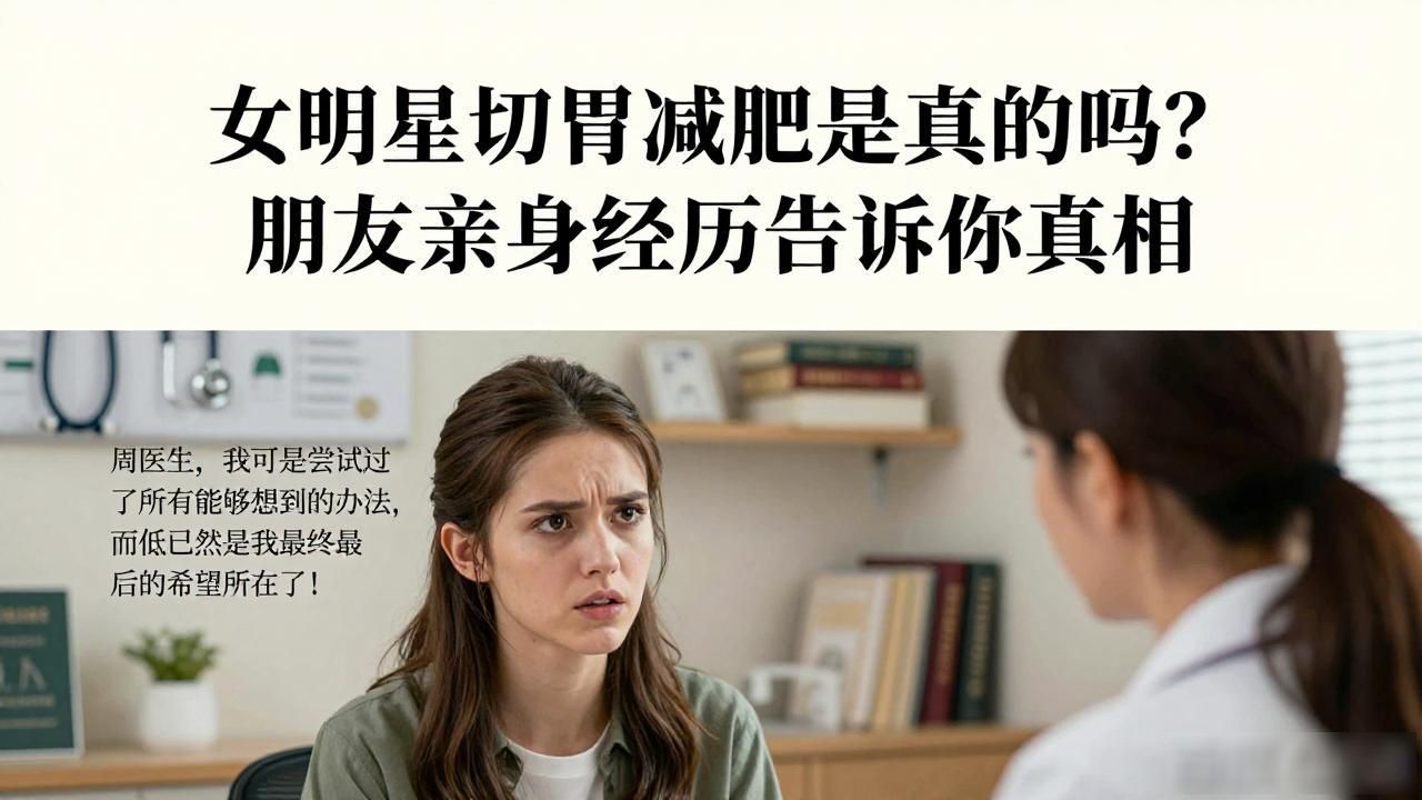 女明星切胃减肥是真的吗？朋友亲身经历告诉你真相