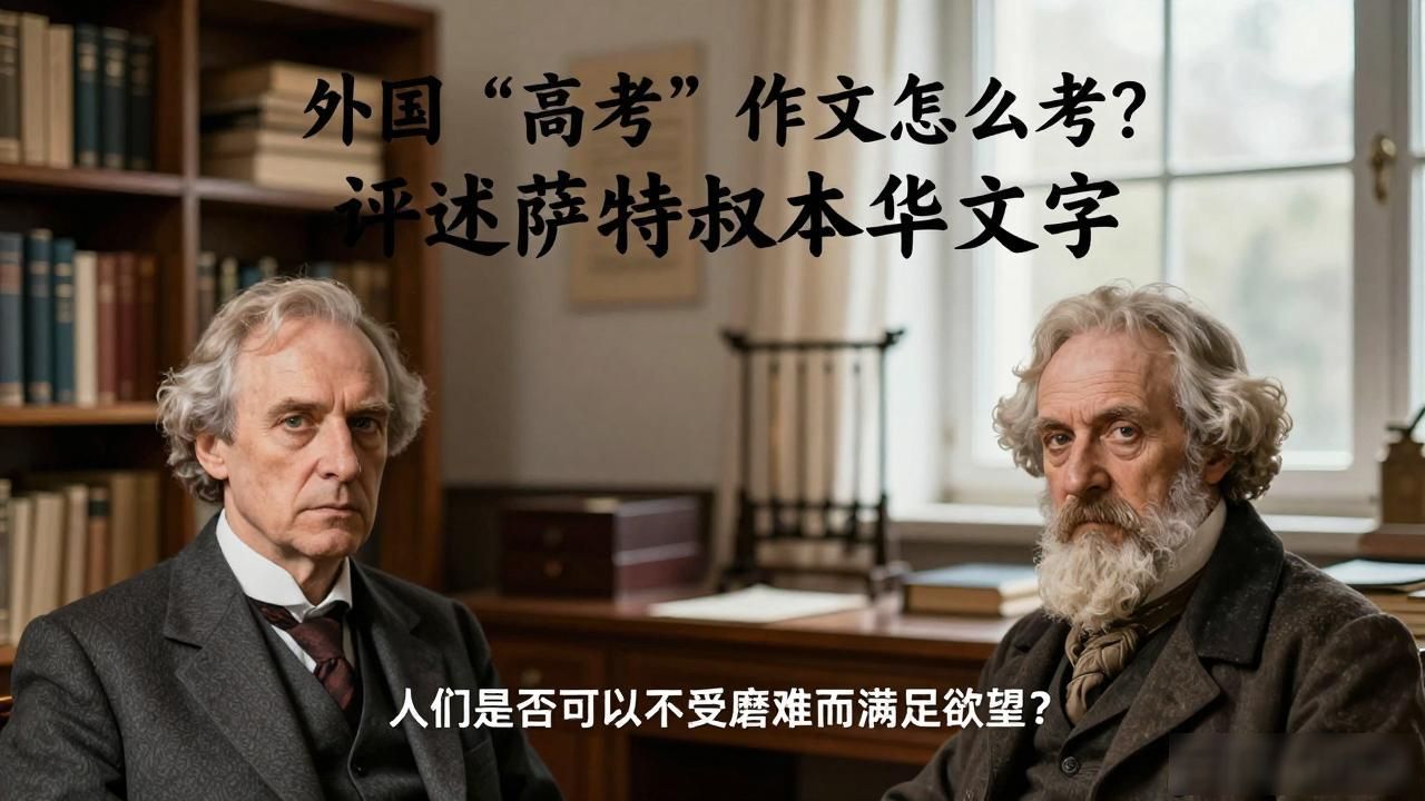 国外高考作文题目对比_写一个明星热点文章的作文,_中国高考作文题目分析